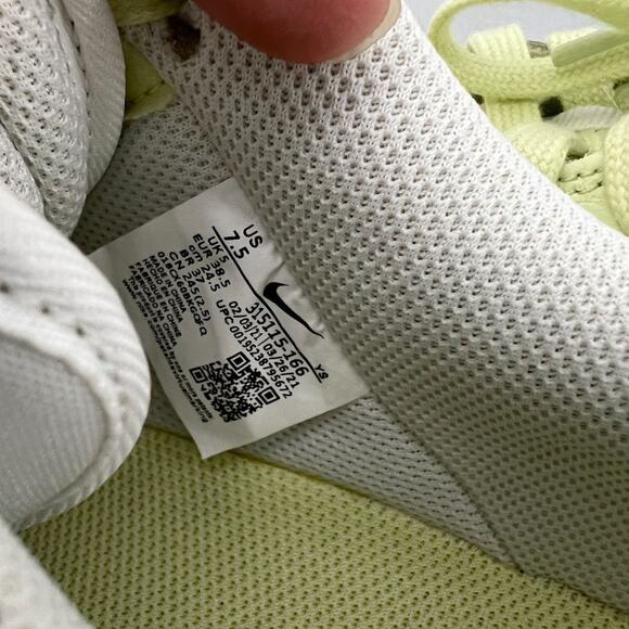 Nike Air Force 1 One Low White Lime Ice Green 315115-166 Size 7.5 - Picture 7 of 10